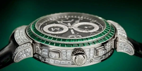 ساعت زمرد Patek Philippe Grand Complications یک نمونه خاص از استفاده جواهرات در ساعت های لوکس